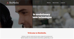 Desktop Screenshot of biomedixdevices.com